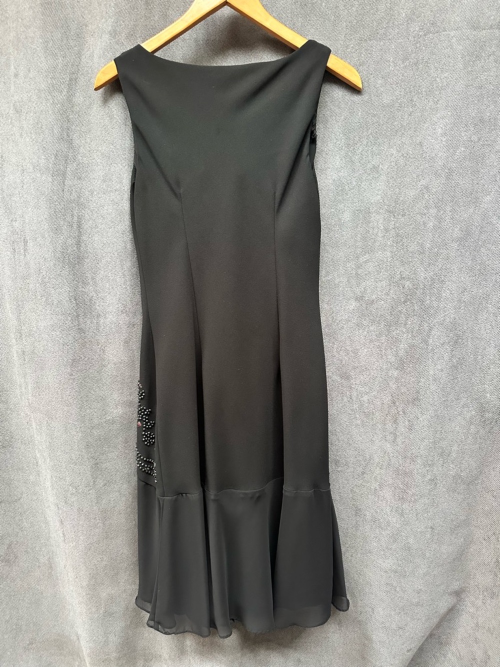 Vintage mermaid dress beaded sleeveless size 8 - Picture 2 of 4